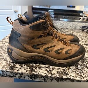Merrell Reflex 4 Hiking Boots Mid Waterproof Brown Leather